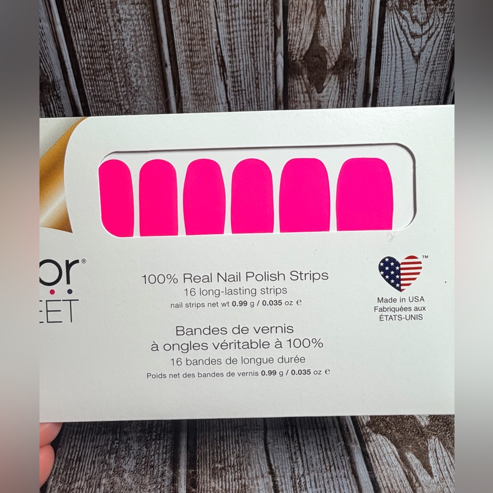 Shockwave - Color Street Nail Polish Strips Retired Neon Pink